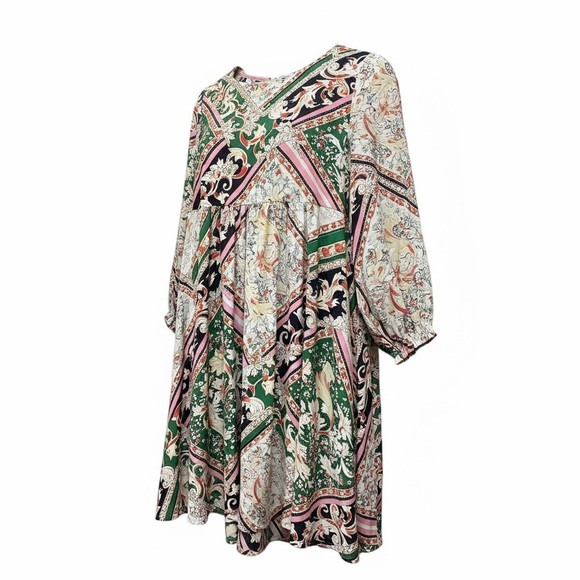 Umgee Empire waist boho tunic Mulit Color Size Small. - Picture 10 of 11